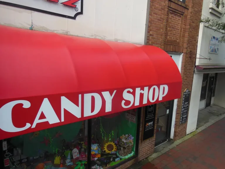 Vinyl Awning In Marietta After Cleaning and Sealing.
