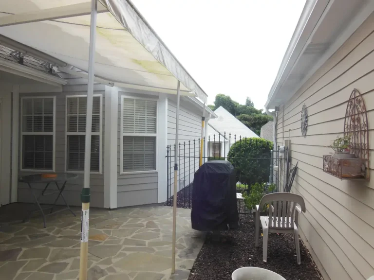 Using 3 Extension Poles To Support Retractable Awning Frame