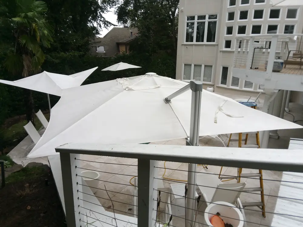 After Umbrella Cleaning At A Home In Marietta