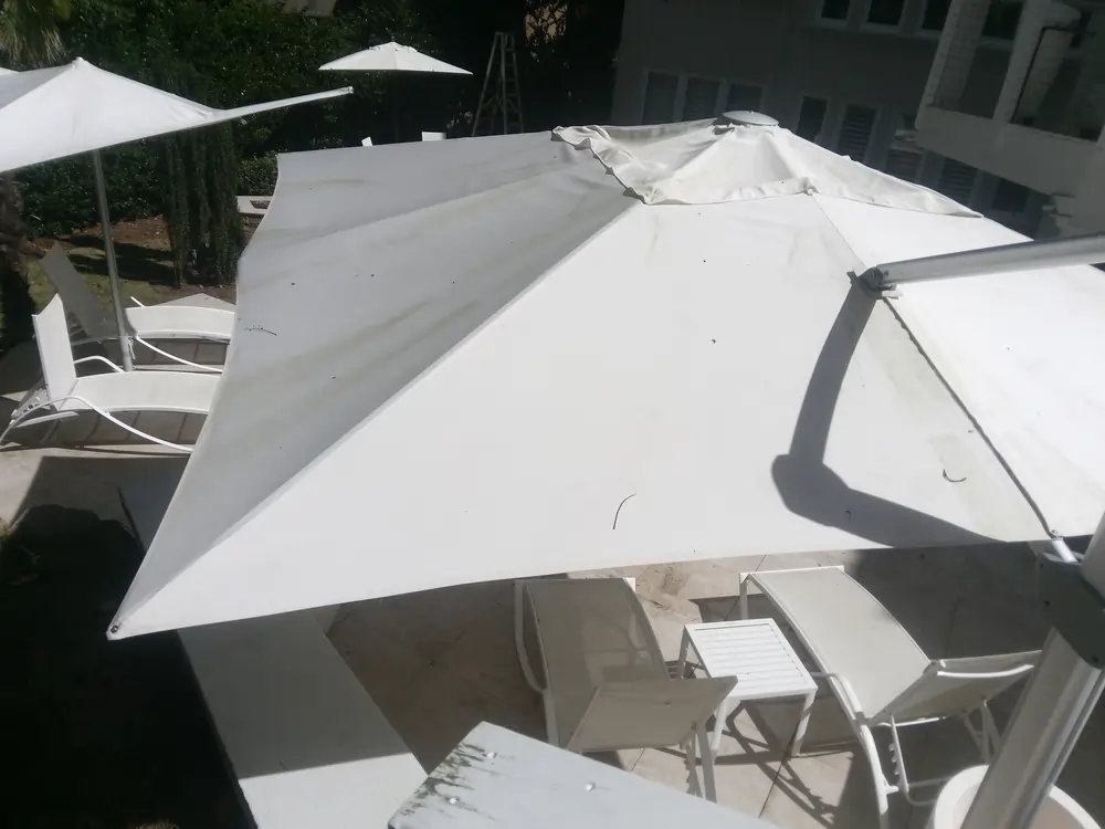 Before Umbrella Cleaning At A Home In Marietta