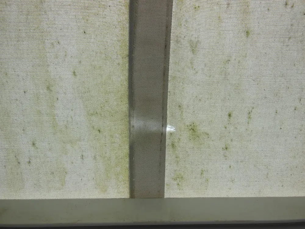 A Small Hole In A Retractable Awning At A Home In Marietta
