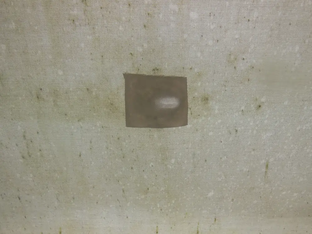 Fixed Hole In A Retractable Awning At A Home In Marietta