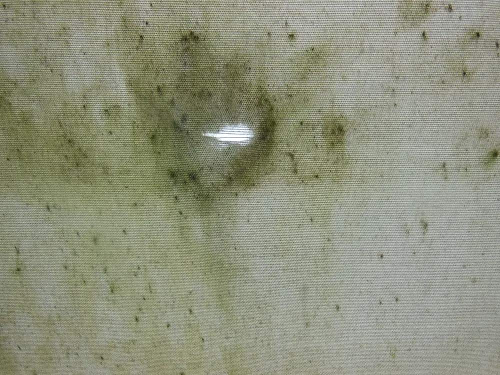 Hole In A Retractable Awning At A Home In Marietta
